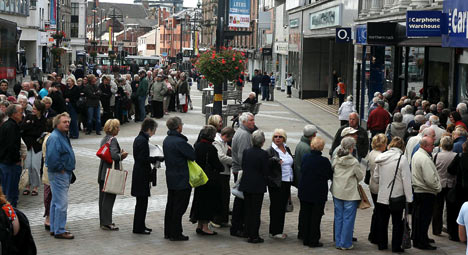 Bank queue