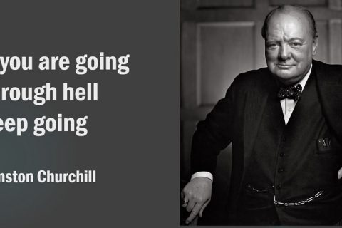 Churchill. Through Hell.