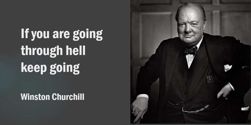 Churchill. Through Hell.