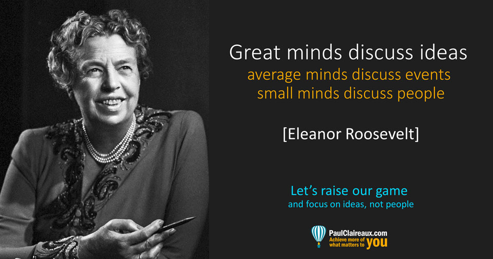 Eleanor Roosevelt. Great Minds