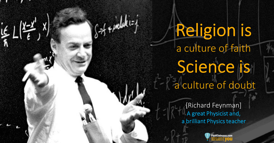 Feynman. Religion v Science