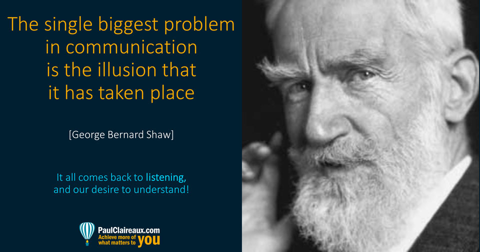 Shaw. Illusion of communication