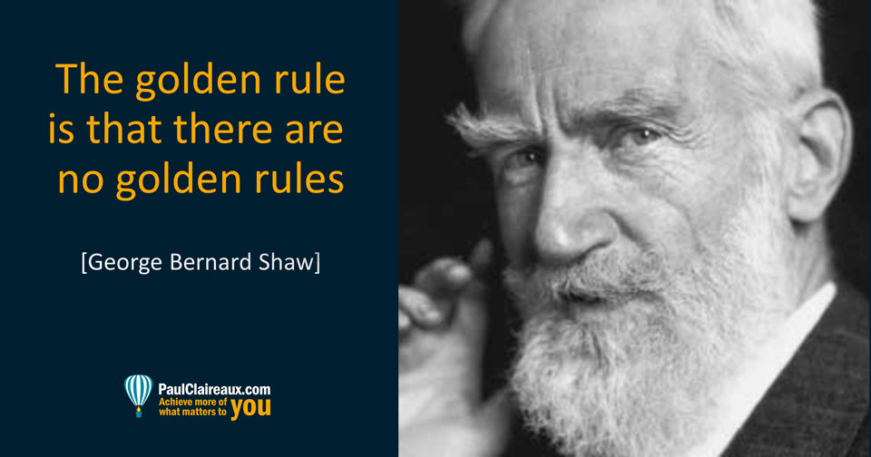 The golden rule. Shaw