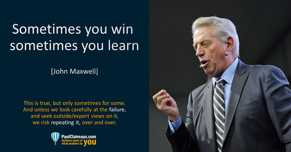 Maxwell. Win or Learn