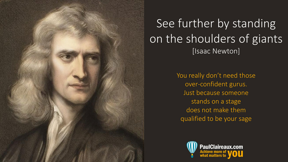 Newton, not gurus