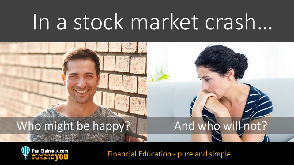 Who might be happy with a stock-market crash? • Smarter Investment Ideas • Paul Claireaux