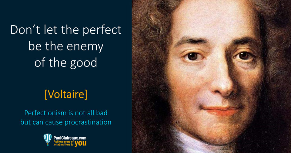 Voltaire. Perfect Enemy of Good. Paul Claireaux