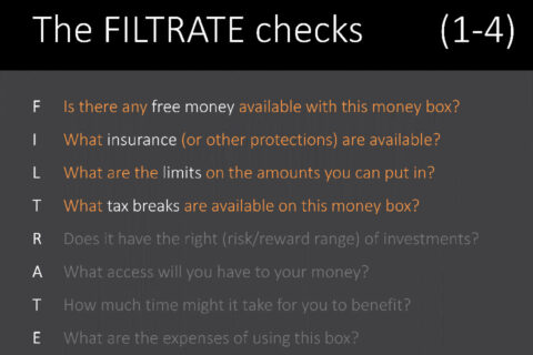 FILTRATE Checklist points 1 to 4. Paul Claireaux