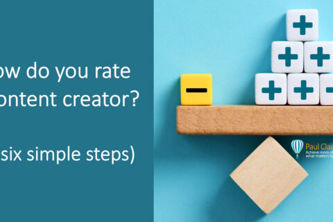 How do you rate a content creator. Paul Claireaux