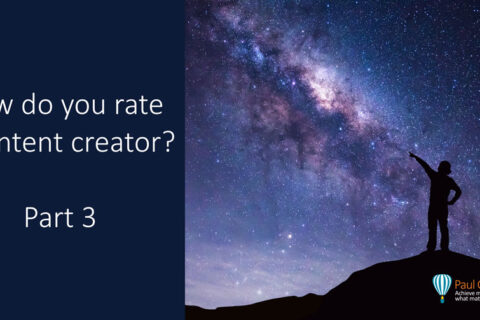 How to rate a content creator. Part 3. Paul Claireaux